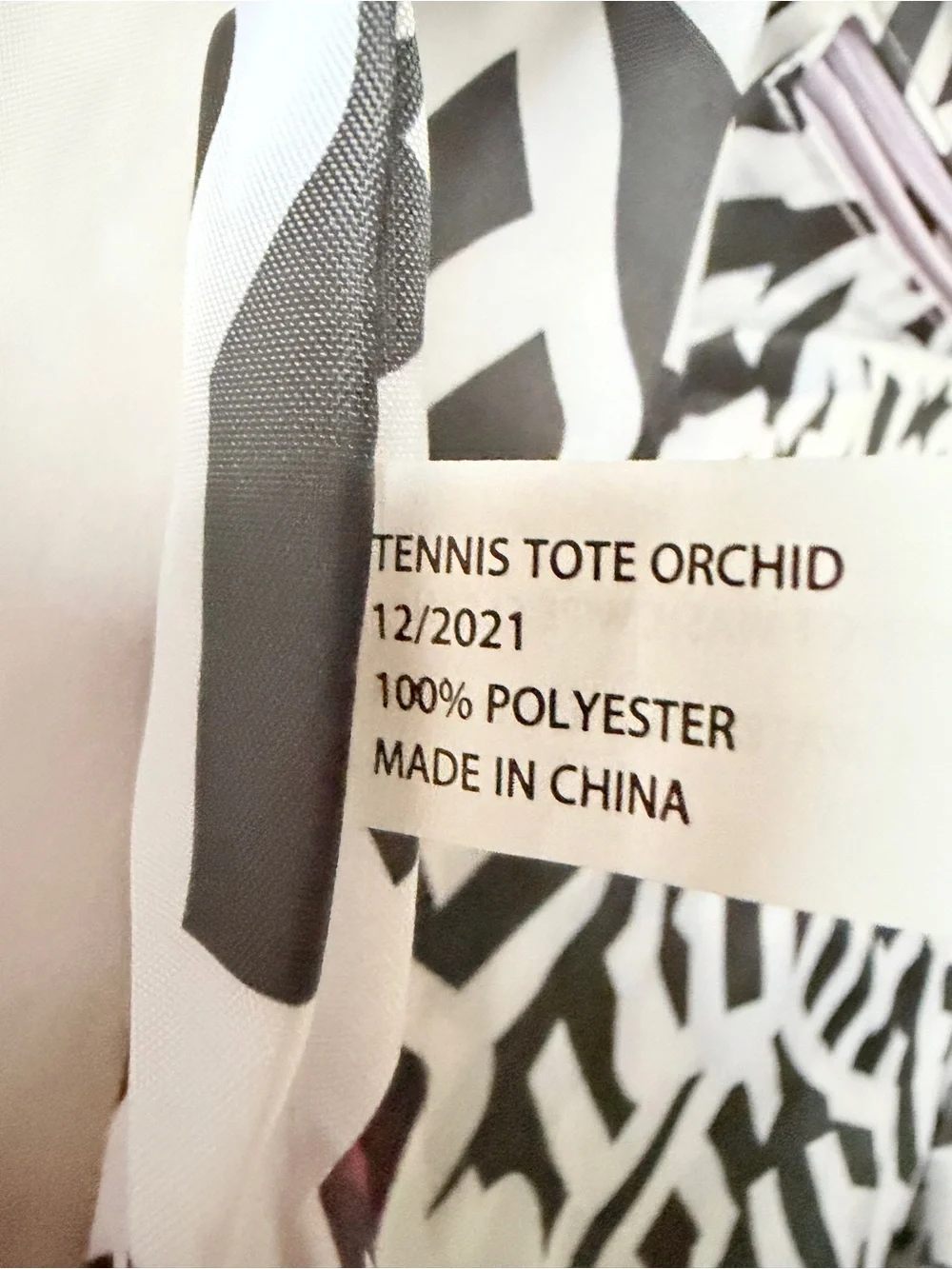 maggie mather MM tennis Tote Bag Light Purple water repellent nWOT